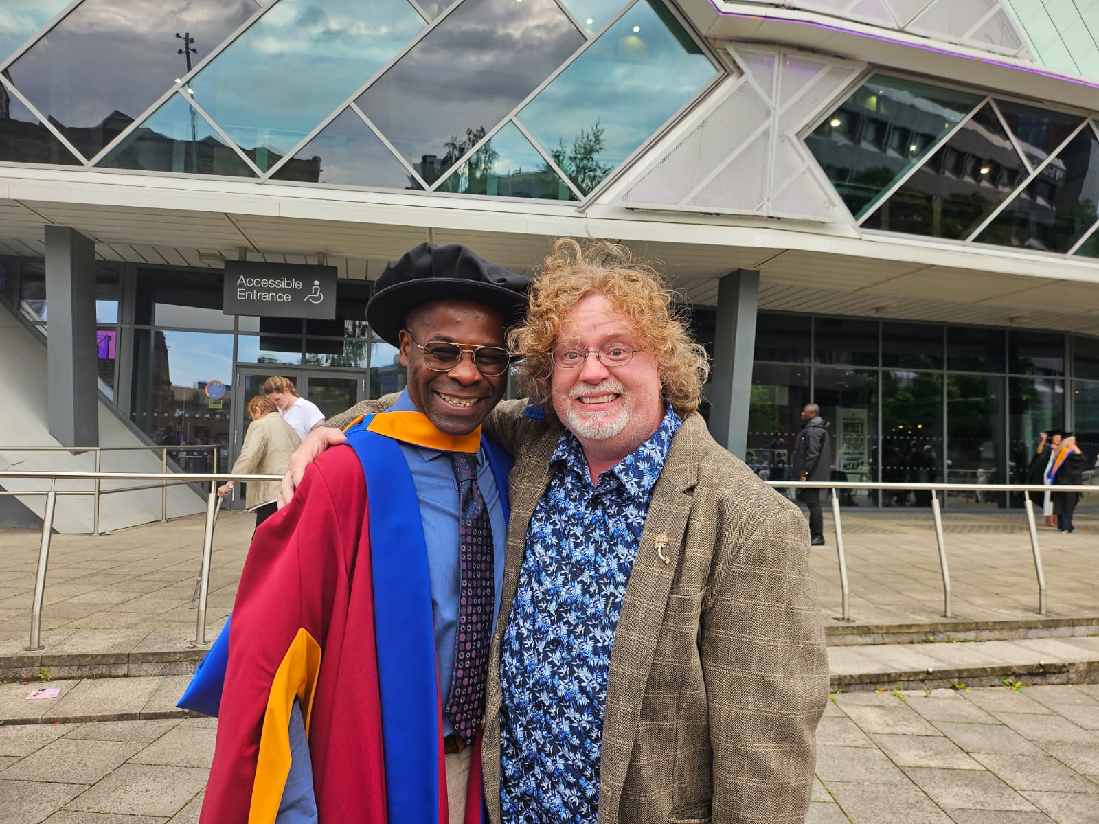 Dr. Tunji with supervisor
